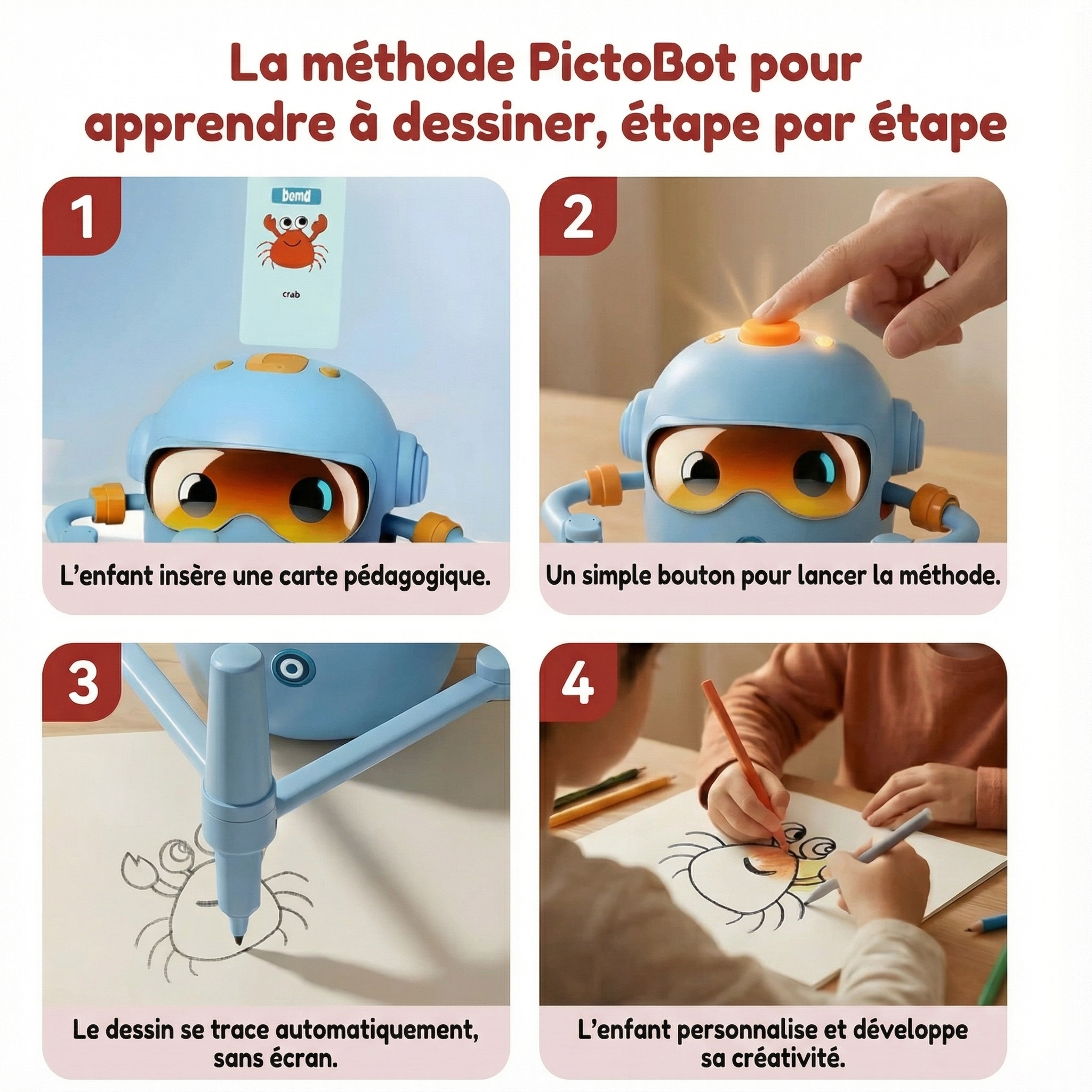 Pictobot – La méthode créative sans écran